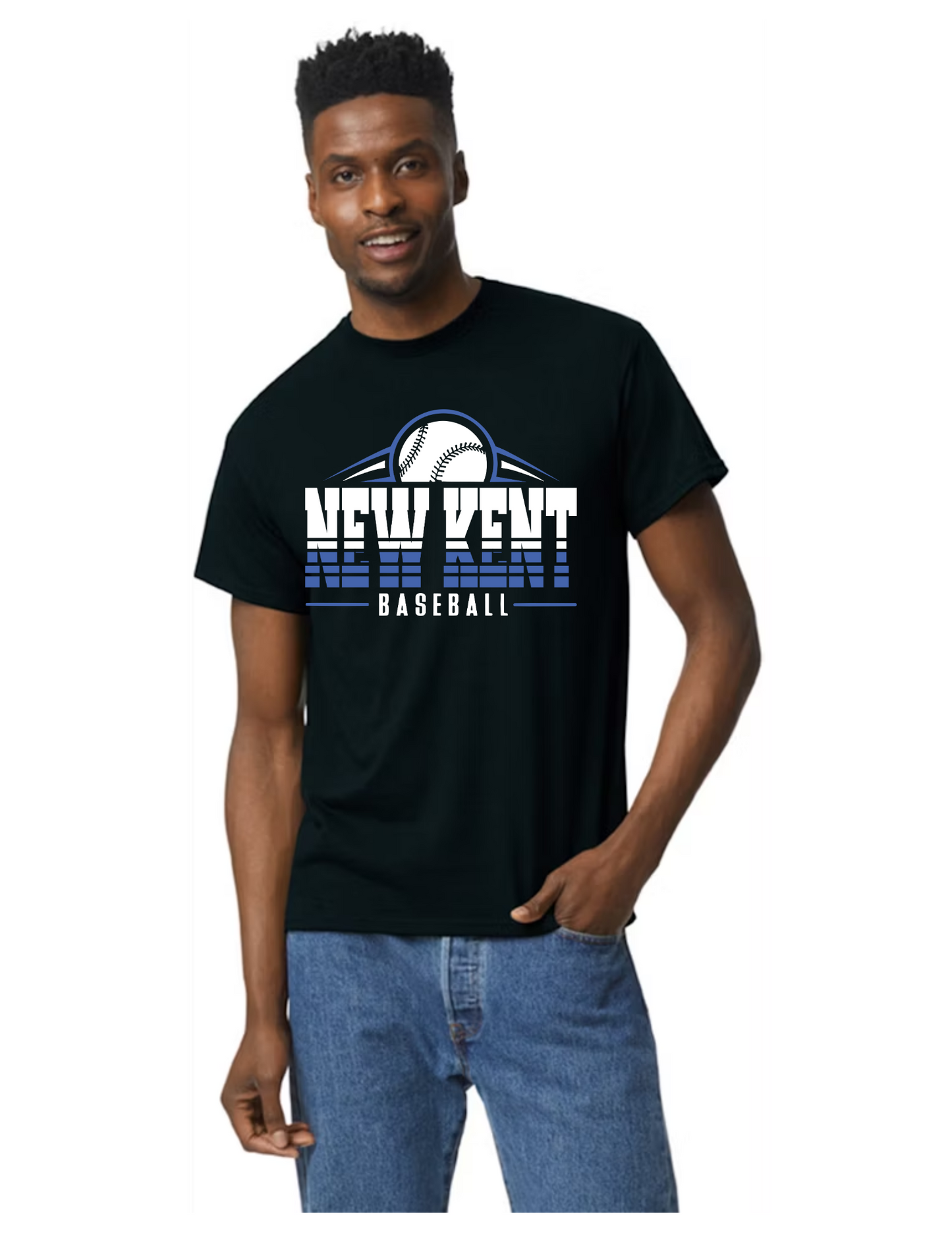 Gildan- Unisex 50/50 T-Shirt- 2025 New Kent Logo
