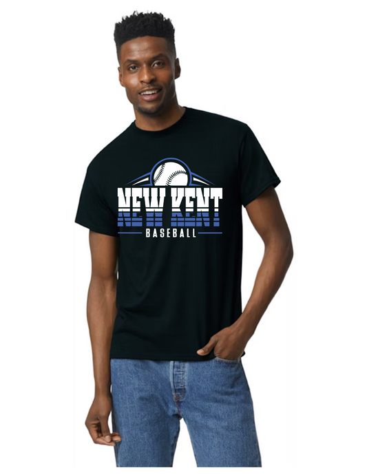 Gildan- Unisex 50/50 T-Shirt- 2025 New Kent Logo