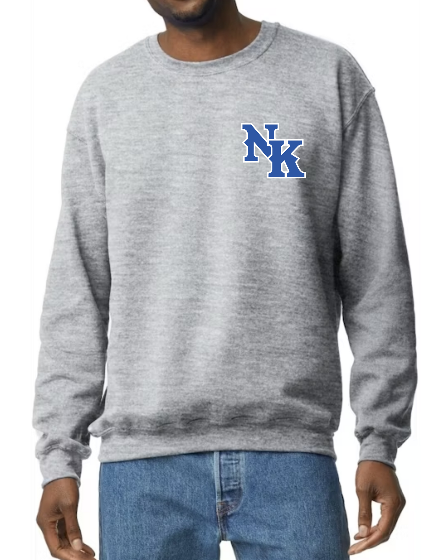 Gildan unisex Heavy Blend™ 50/50 Fleece Crew- NK Logo