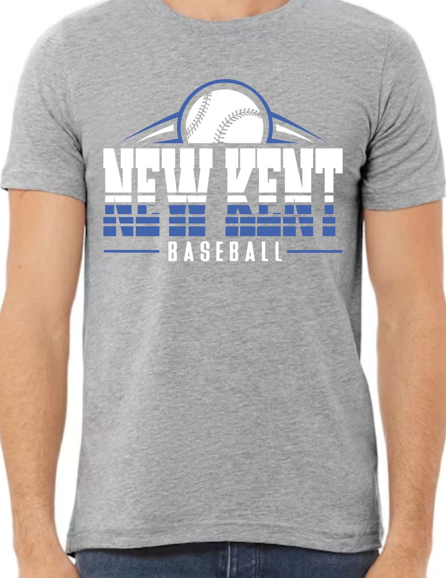 Bella Canvas- Unisex Jersey T-Shirt- 2025 New Kent Logo