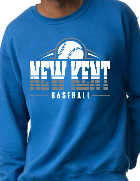 Gildan unisex Heavy Blend™ 50/50 Fleece Crew- 2025 New Kent Logo
