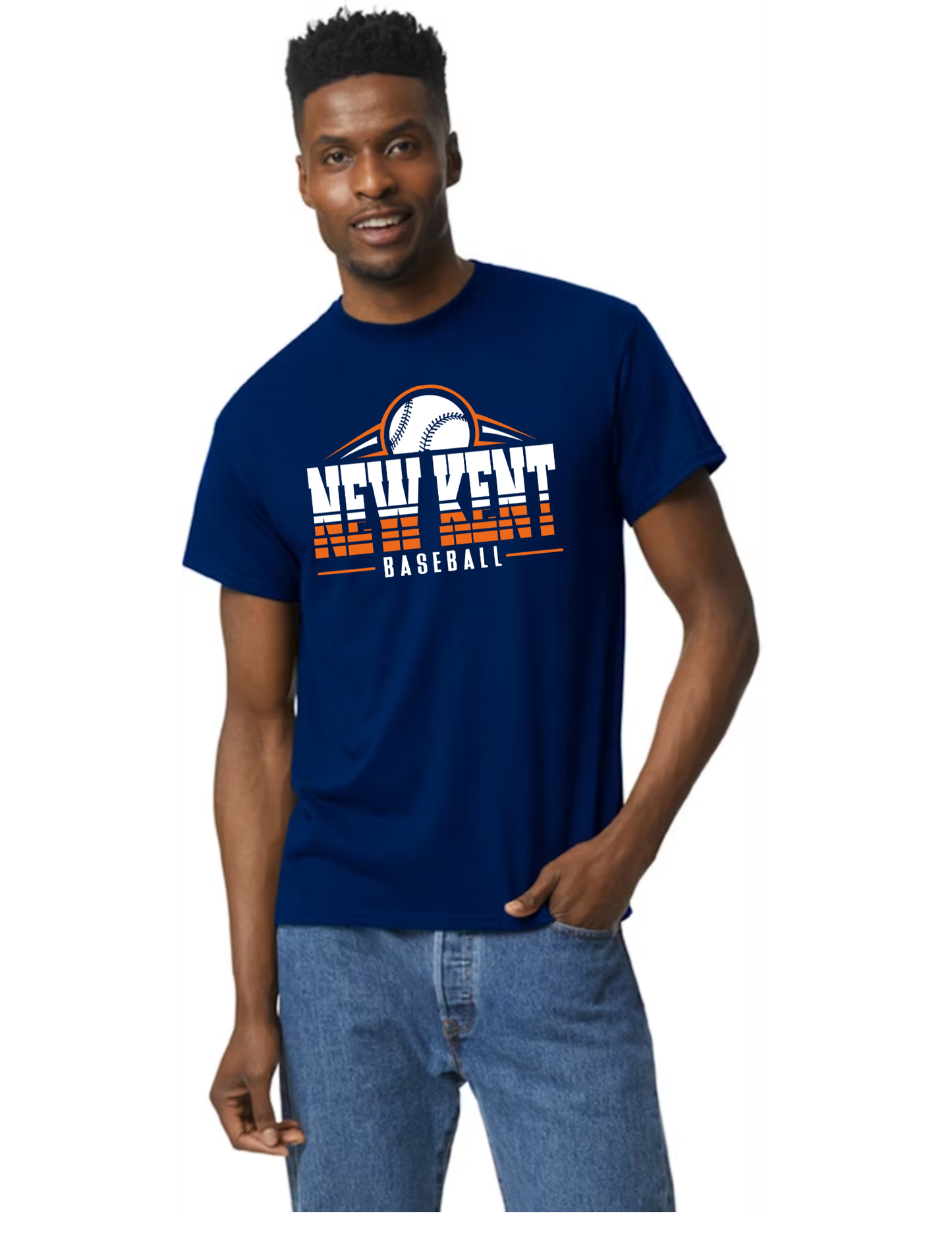 Gildan- Unisex 50/50 T-Shirt- Tigers