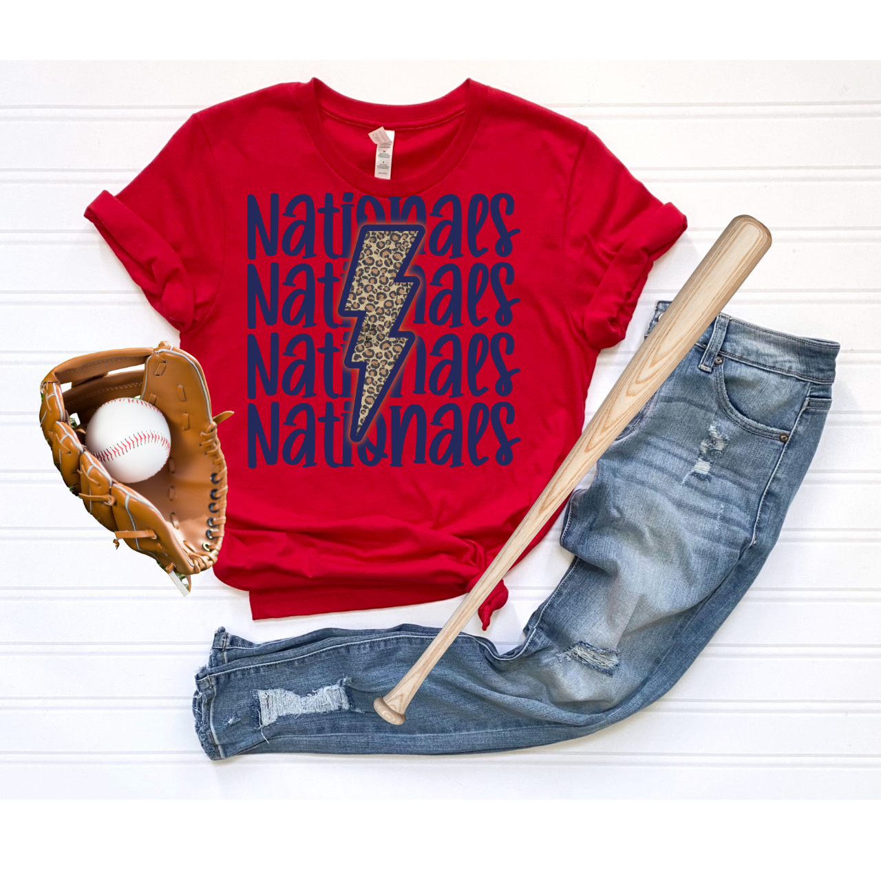 Nationals Lightening Bolt