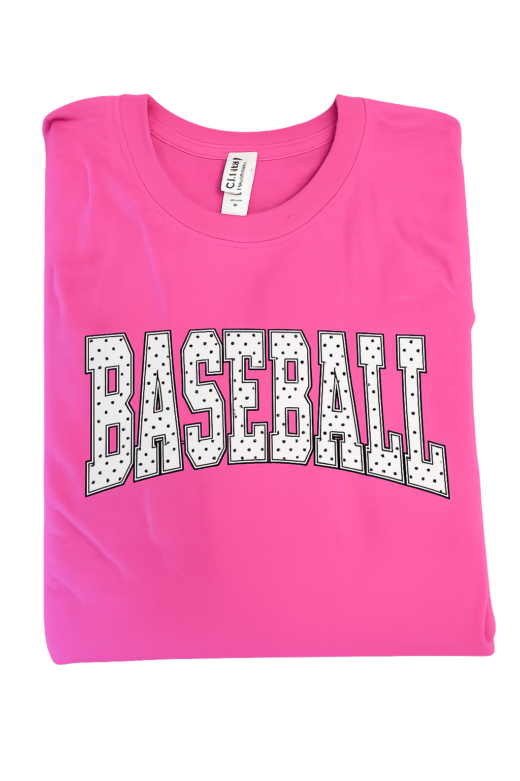 Pink Polka Dot Baseball