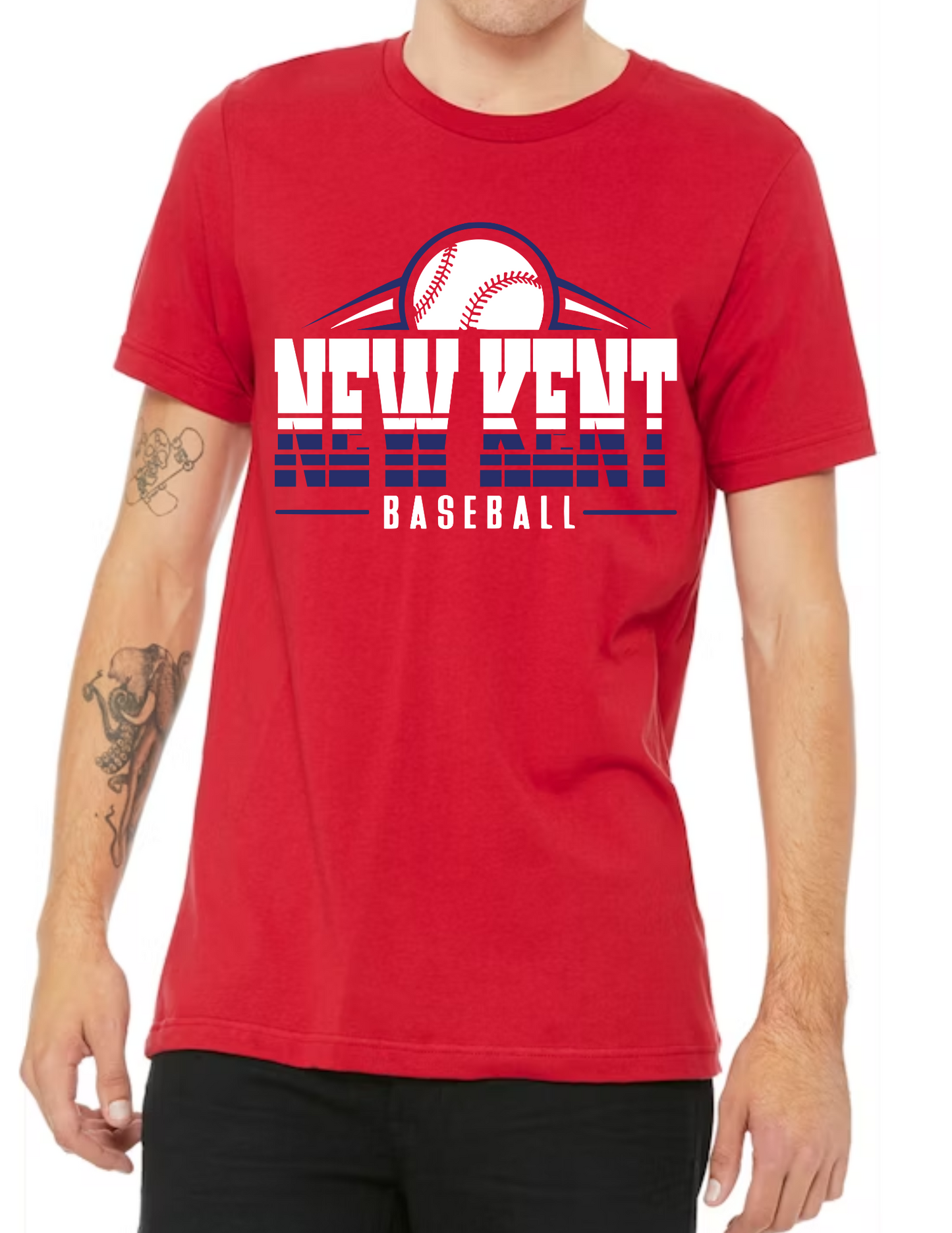 Bella Canvas- Unisex Jersey T-Shirt- RED SOX